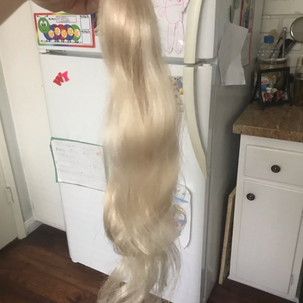 Remy human hair topper color 613!!